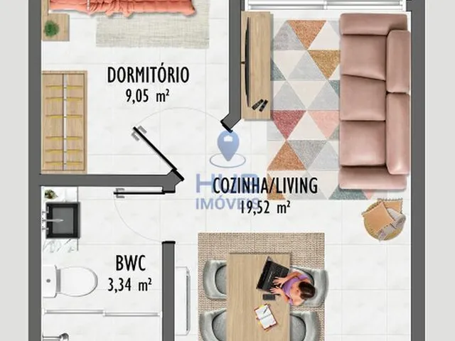 Imagem 2: Apartamento 3 Dormitórios para venda em Florianópolis - SC
