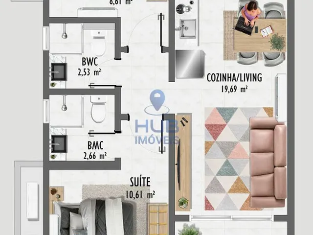 Imagem 12: Apartamento 3 Dormitórios para venda em Florianópolis - SC