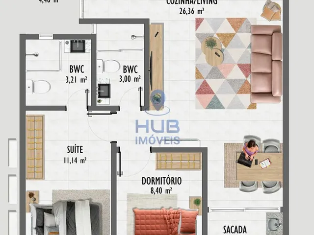 Imagem 10: Apartamento 3 Dormitórios para venda em Florianópolis - SC