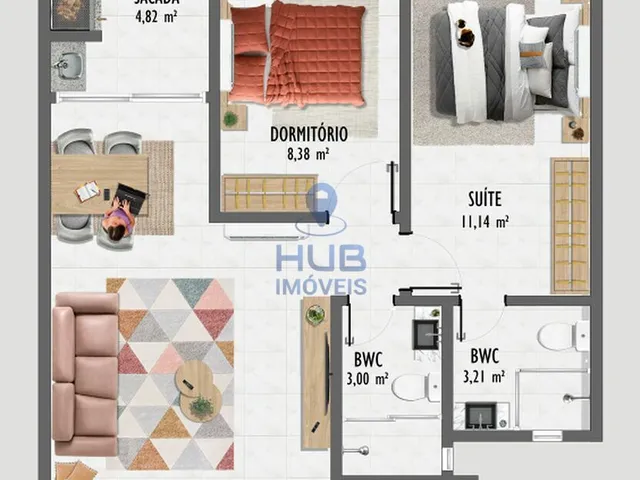 Imagem 11: Apartamento 3 Dormitórios para venda em Florianópolis - SC