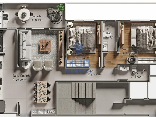Imagem 15: Apartamento 3 Dormitórios para venda em São José - SC