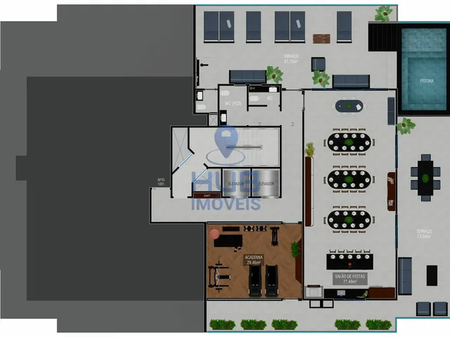 Imagem 7: Apartamento 2 Dormitórios para venda em São José - SC