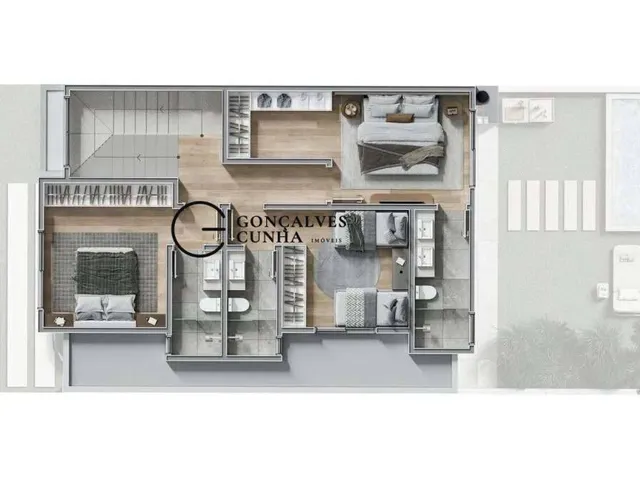 Imagem 11: Casa de condomínio à venda em Curitiba, Bacacheri, com 3 quartos, 211m²