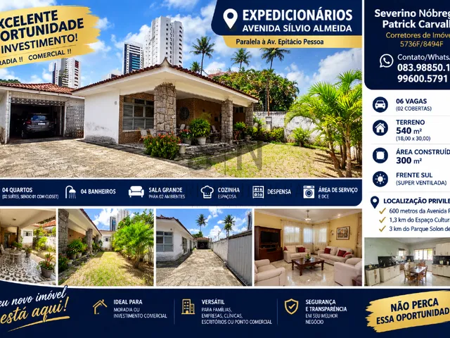 Imagem: Casa 540m² Av. Silvio Almeida Expedicionários