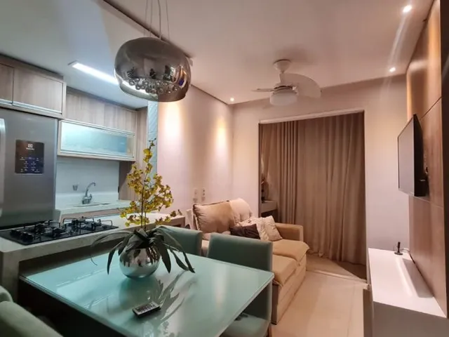 Imagem: O apartamento possui 2 Dormitórios, 1 Banheiro, 1 Vaga na