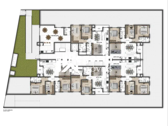 Imagem 2: Apartamento à venda com 3 quartos e churrasqueira em Centro, Pinhais