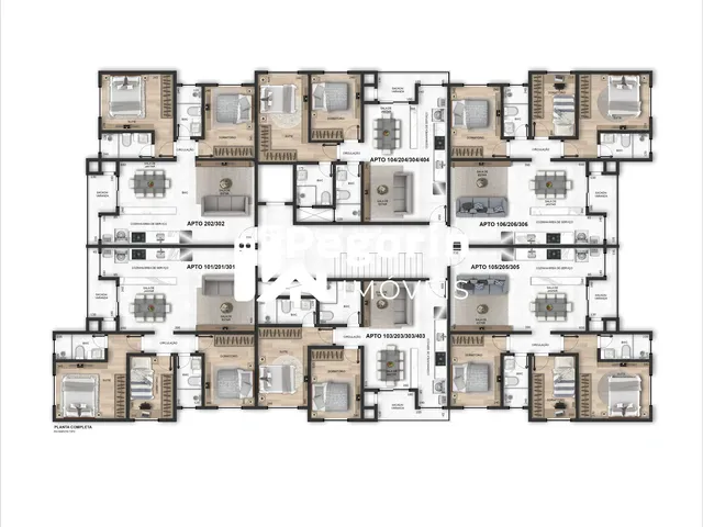 Imagem 3: Apartamento à venda com 3 quartos e churrasqueira em Centro, Pinhais
