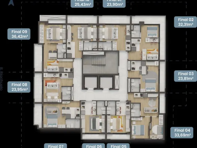 Imagem 12: Studio para Venda em Curitiba / PR no bairro Centro