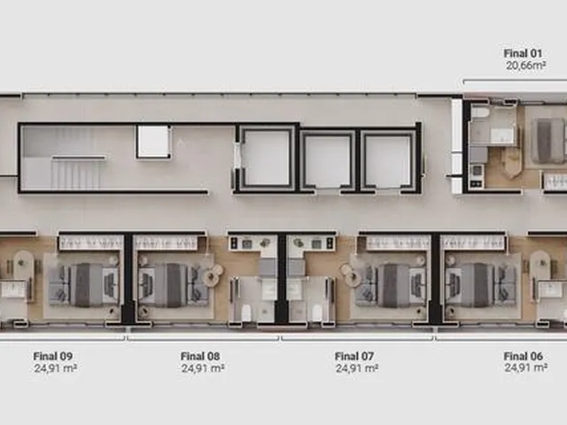 Imagem 10: Studio para Venda em Curitiba / PR no bairro Centro