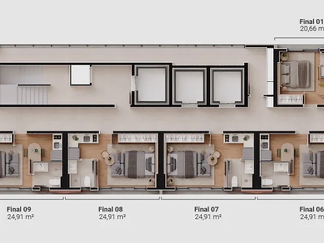 Imagem 7: Studio para Venda em Curitiba / PR no bairro Centro
