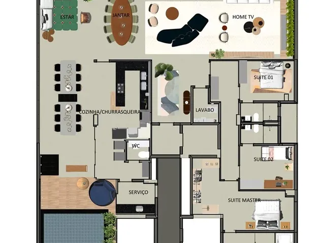 Imagem 5: DOM Apartamento com 3 dormitórios
