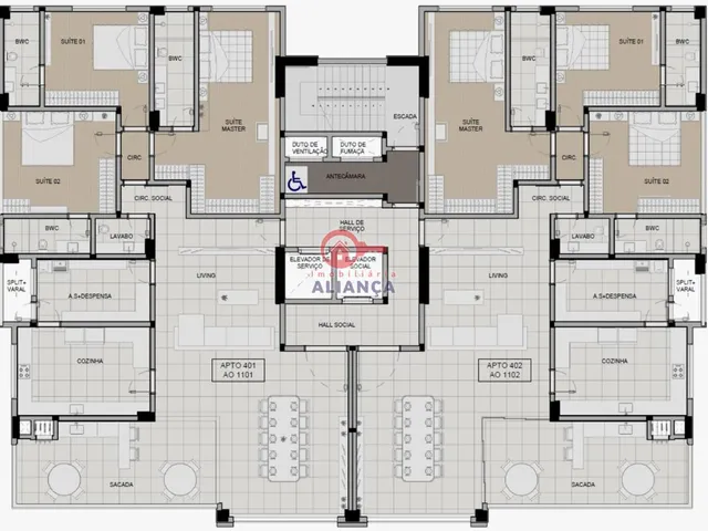 Imagem 11: APARTAMENTOS A VENDA NO EDIFICIO MARCANTE O empreendimento localizado em área central