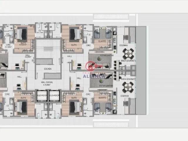 Imagem 3: APARTAMENTOS A VENDA NO EDIFICIO MARCANTE O empreendimento localizado em área central