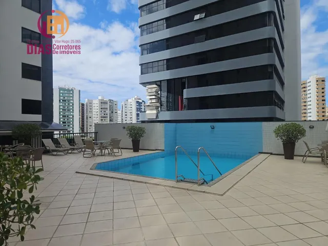 Imagem 3: Alugo Apartamento mobiliado com 75m2 na pituba, varanda panorâmica, 2/4, 1 suíte
