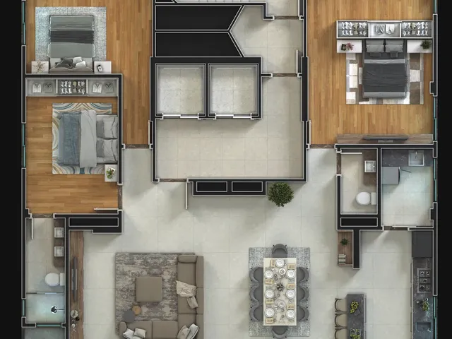 Imagem 2: Apartamento em Construção em Balneário Camboriú/Sc com 116M² Área Privativa Sendo 3 Suítes 2 Vaga de Garagem