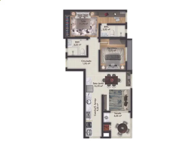 Imagem 5: West Village Apartamento com 2 dormitórios