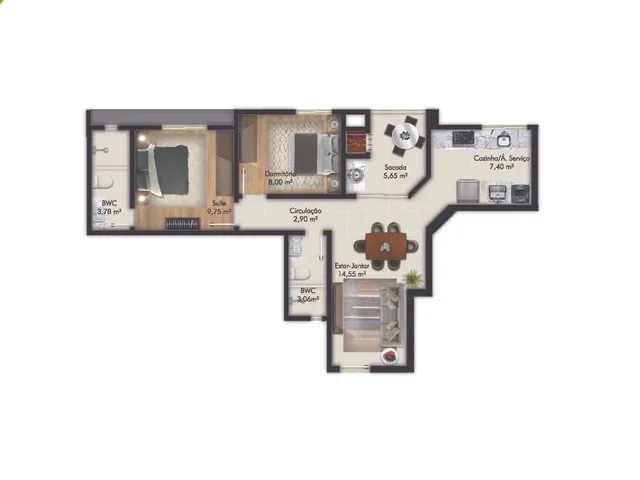 Imagem 7: West Village Apartamento com 2 dormitórios