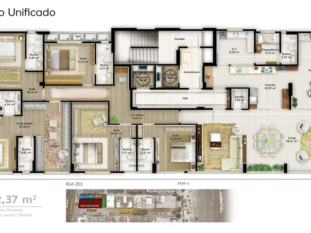 Imagem 4: Monte Carlo Apartamento com 5 dormitórios