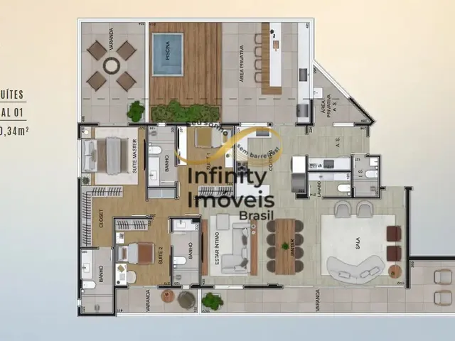 Imagem 2: VERO SANTO ANTONIO MCF - Apartamento à venda no bairro Santo Antônio - Belo Horizonte/MG