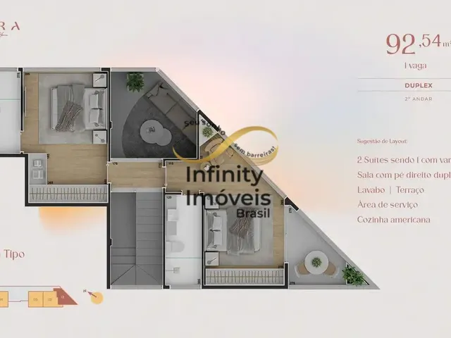 Imagem 4: Aura - Apartamento À Venda no Bairro Funcionários - Belo Horizonte/Mg