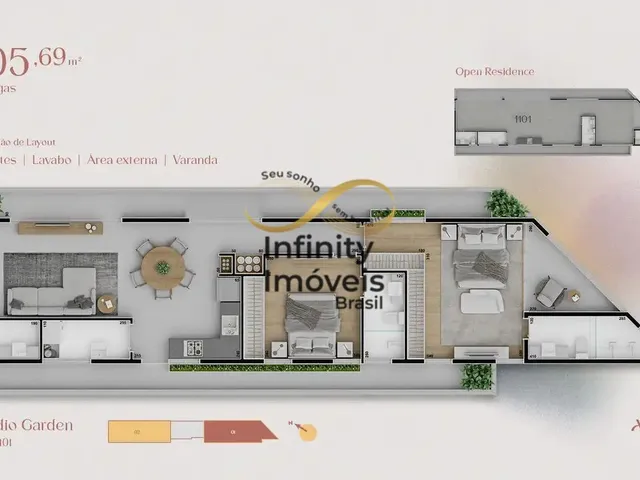 Imagem 5: Aura - Apartamento À Venda no Bairro Funcionários - Belo Horizonte/Mg