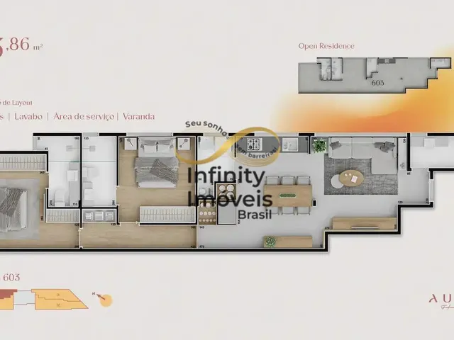 Imagem 2: Aura - Apartamento À Venda no Bairro Funcionários - Belo Horizonte/Mg