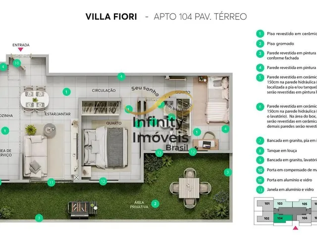 Imagem 10: Villa Fiori - Apartamento à venda no bairro Alípio de Melo - Belo Horizonte/MG