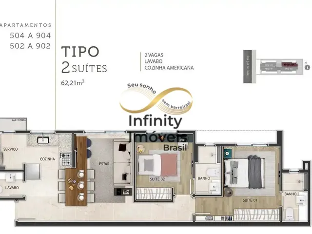 Imagem 11: Narducci - Apartamento à venda no bairro Santo Agostinho - Belo Horizonte/MG
