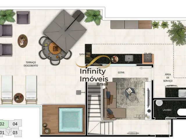 Imagem 15: CARBON SANT ANTONIO - VOLUME - Apartamento à venda no bairro Santo Antônio - Belo