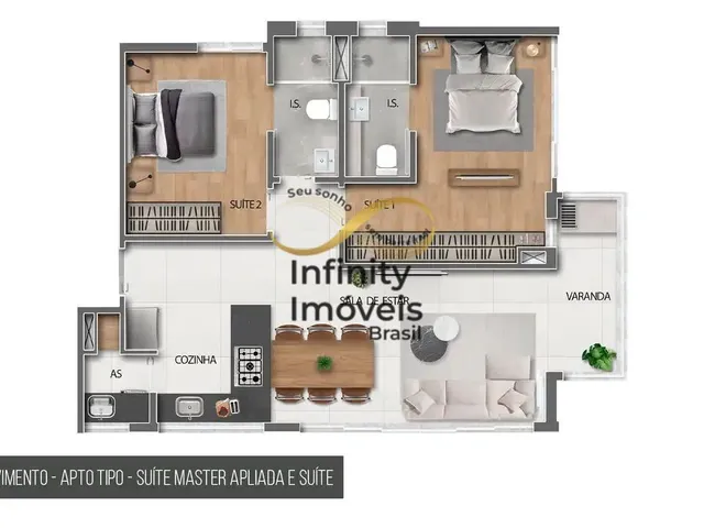 Imagem 15: Vila Nova de Gaia - Apartamento À Venda no Bairro Sion - Belo Horizonte/Mg
