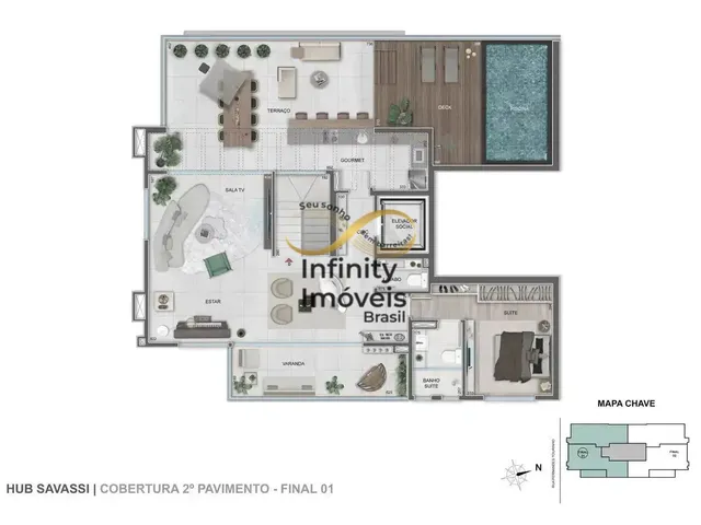 Imagem 8: Hub Savassi - Apartamento À Venda no Bairro Savassi - Belo Horizonte/Mg