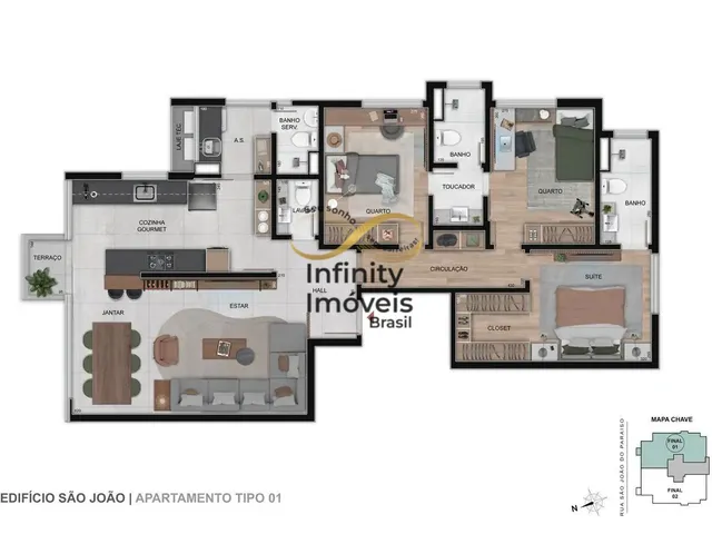 Imagem 13: Amalfi - Apartamento à venda no bairro Sion - Belo Horizonte/MG