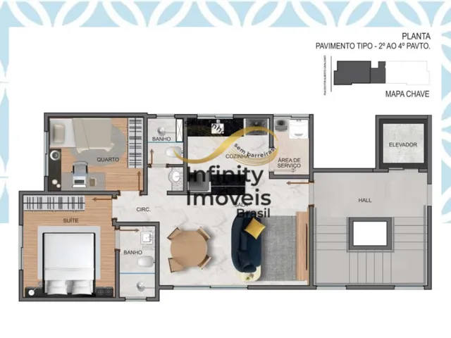 Imagem 9: Apartamento À Venda no Bairro Padre Eustáquio - Belo Horizonte/Mg
