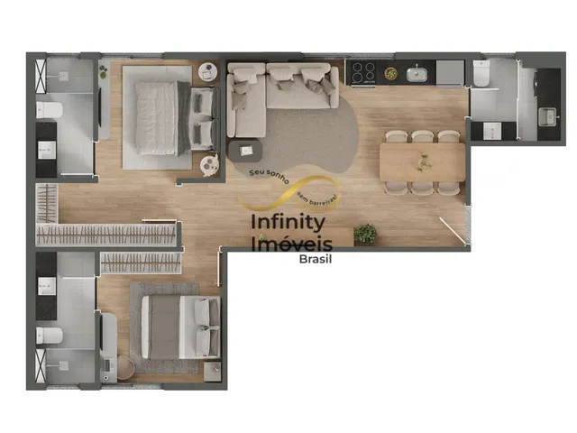 Imagem 2: BRISA DIAMOND SANTO AGOSTINHO - Apartamento à venda no bairro Santo Agostinho - Belo
