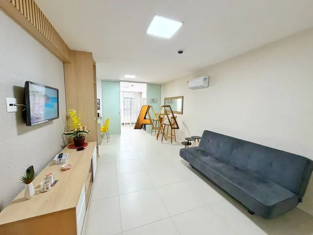 Imagem: Quarto e Sala Decorado em Paraiso dos Coqueiros