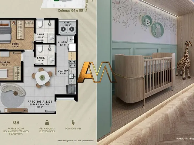 Imagem 6: Apartamento 2/4 Sendo 1 Suíte em Pituaçu