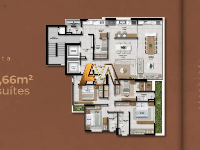 Imagem 14: Apartamento À Venda no Bairro Alphaville I - Salvador/Ba