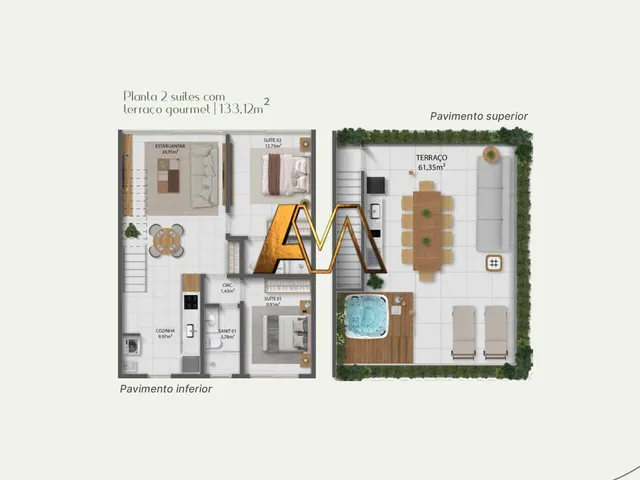Imagem 12: Apartamento Térreo 2/4 Sendo 2 Suítes
