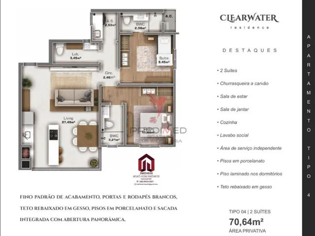 Imagem 4: Apartamento Á Venda no Clearwater Residence Camboriú Sc Brasil