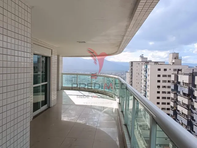Imagem 2: Apartamento com varandão novo de 3 Suites á venda com vista mar no Tupi, Praia Grande