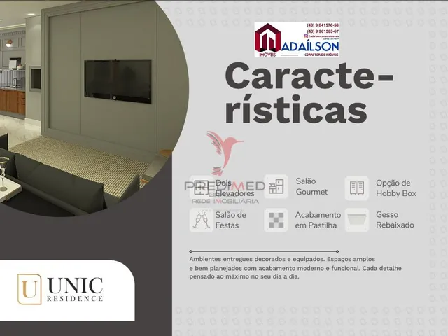 Imagem 14: Unic Residence Apartamentos 2 suítes à venda SAO JOSE SC BRASIL