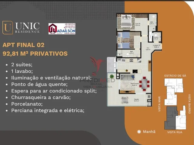 Imagem 11: Unic Residence Apartamentos 2 suítes à venda SAO JOSE SC BRASIL