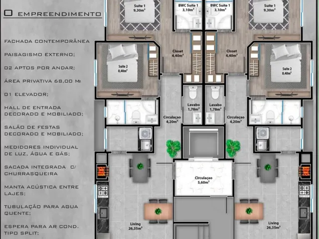 Imagem 4: Apartamento à venda com 70m² por R$ 650.000,00