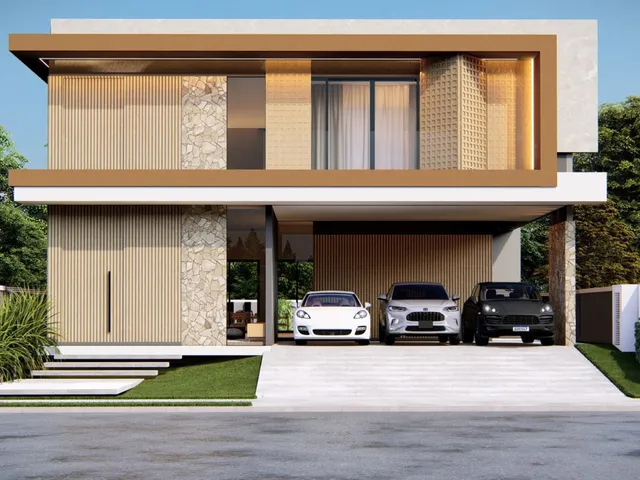 Imagem: A casa possui 6 Dormitórios, 6 Suítes, 5 Banheiros, 6