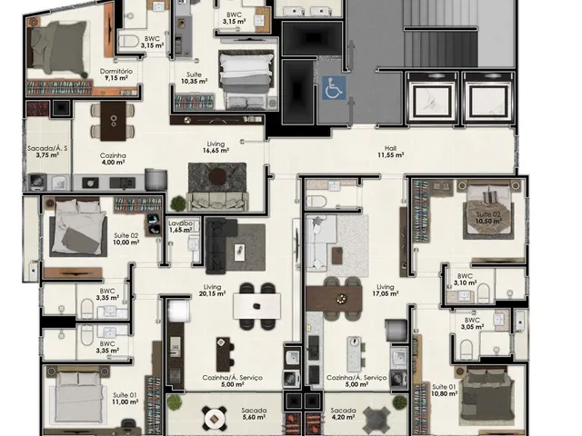 Imagem 14: Apartamento à venda com 68m² por R$ 680.000,00