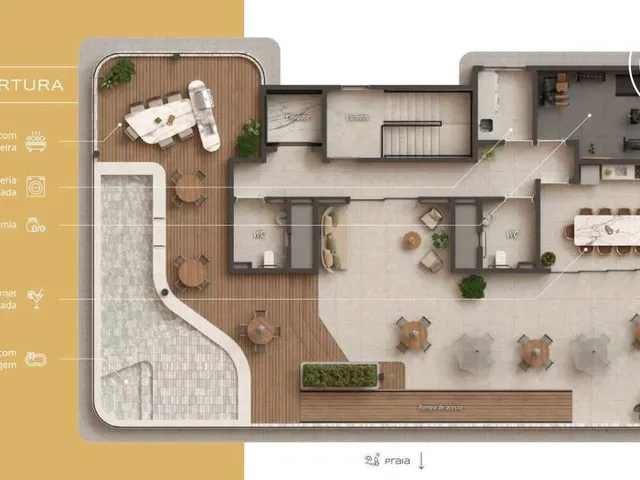 Imagem 16: Flat à venda, no Naz em Cabedelo, Poço, com 1 quarto, 25,95m²