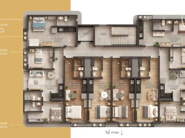 Imagem 14: Apartamento à venda, no Naz em Cabedelo, Poço, com 2 quartos, 44,80m²