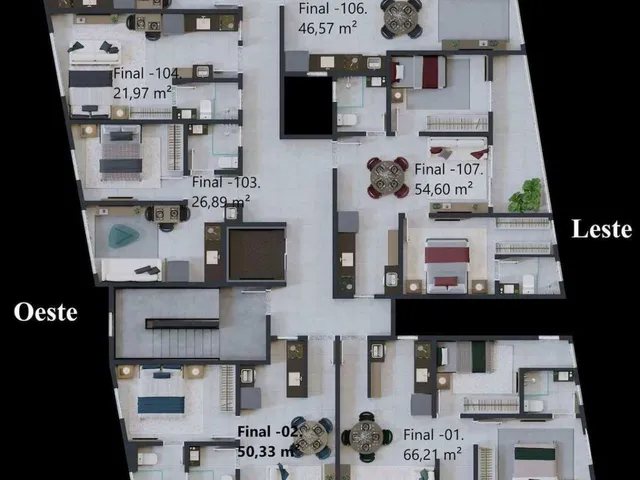 Imagem 7: Apartamento À Venda, no Terê em João Pessoa, Manaíra, com 1 Quarto, 30,59M²