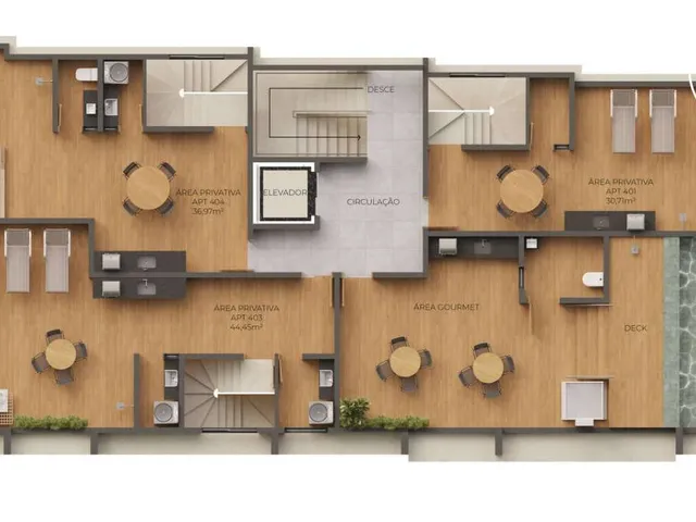 Imagem 2: Apartamento à venda, no Zafir em João Pessoa, Bancários, com 2 quartos, 49,75m²