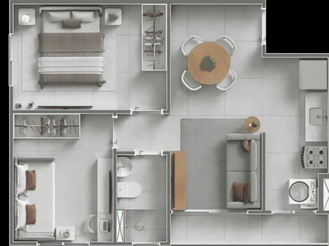 Imagem 6: Apartamento de 43 a 55 M² com Rooftop na Augusto Montenegro